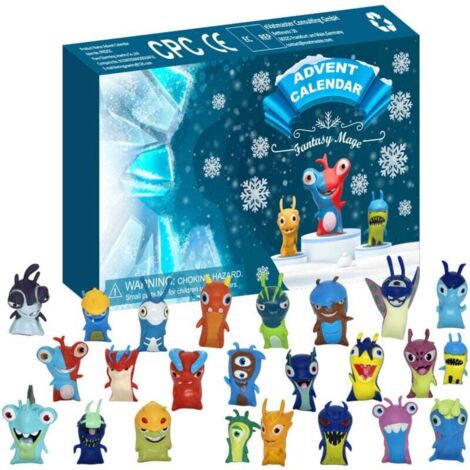 2025 Adventskalender Kinder, 24 Tage Weihnachts Countdown Kalender Puppen, Spielzeug Adventskalender 2025 Für junge Und Mädchen (1/4)