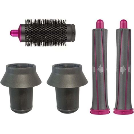 Convient pour 5 accessoires de bouclage automatique pour sèche-cheveux Dyson Supersonic, barils de bouclage, brosse volumisante, peigne et adaptateur magique (1/4)