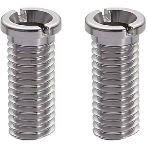 2 Pièces Argent Vis pour Panier D'évier Acier Inoxydable Vis Creuse Vis de Bonde, pour Bonde evier cuisine Lavabo cuisine Accessoires pour évier de cuisine (40mm Argent)