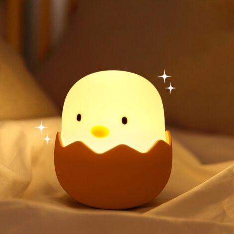 Veilleuse pour Enfants, Veilleuse Rechargeable USB, Veilleuse pour Enfants avec Fonction de Gradation Tactile, Veilleuse Portable pour Chambre à Coucher, Chambre d'enfant et Salon