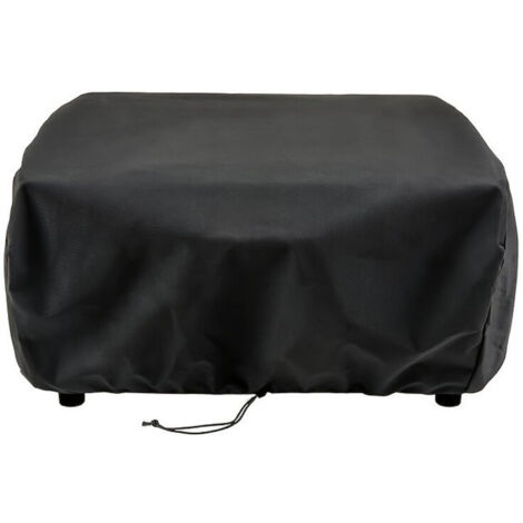 Housse de protection pour, dimensions 57x48x23 cm, facile à installer, résistante à l'eau et à la poussière, anti-UV, noire, housse universelle cuisinière à gaz