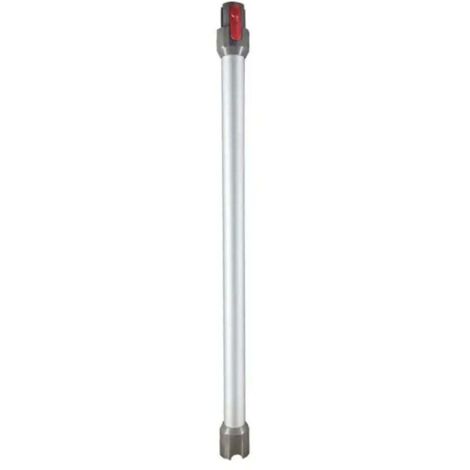 Tube Télescopique pour Dyson, Tube d'extension Rigide Compatible avec Dyson V7 V8 V10 V11 V15, Tube d'aspiration à Connexion Rapide pour Aspirateur Dyson avec Deux 2 en 1 Brosses, Argent