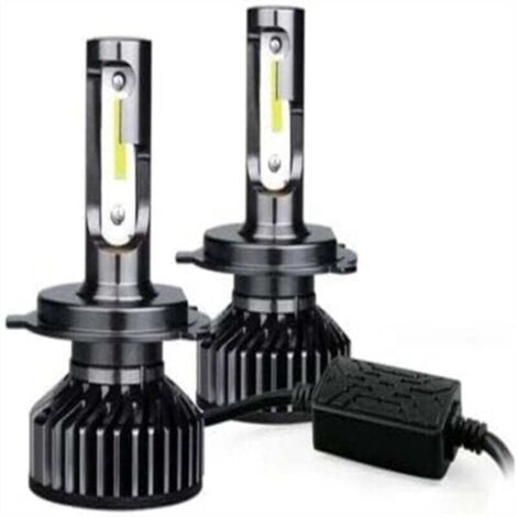 Convient pour voiture 2pcs 8000K Mini H7 LED ampoules de phares