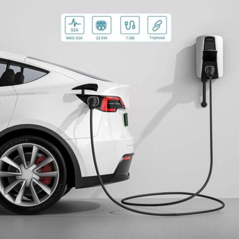 EVify Couvercle De Protection Pour Câble De Charge Type 2 Côté Véhicule - Protection Contre La Poussière