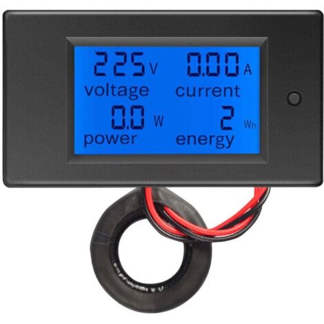 Multimètre numérique AC 80-260V 100A PZEM-061 Affichage LCD Multimètre de tension numérique Énergie Ampèremètre Voltmètre avec transformateur de courant CT (1/4)