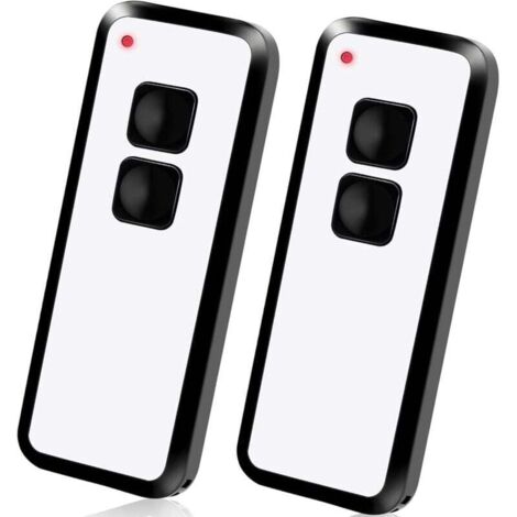 2 pièces Télécommande de Porte de Garage pour Novoferm Novotron 522, 524, 502 MAX43-2, 512 Mix43-2, Compatible avec Novoferm Novotron 433,92MHz Télécommande de Portail