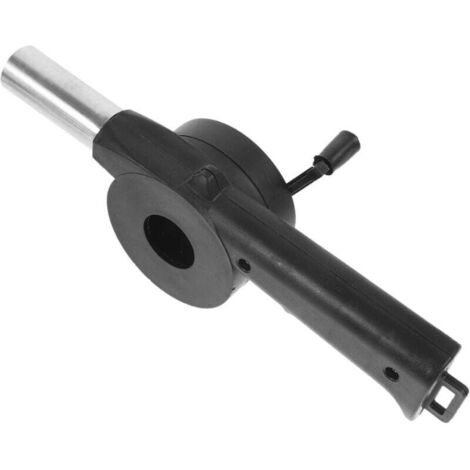 Souffleur portatif, léger et facile à utiliser, accessoire pour barbecue manuel, idéal pour le camping, allume-feu et feu de camp.