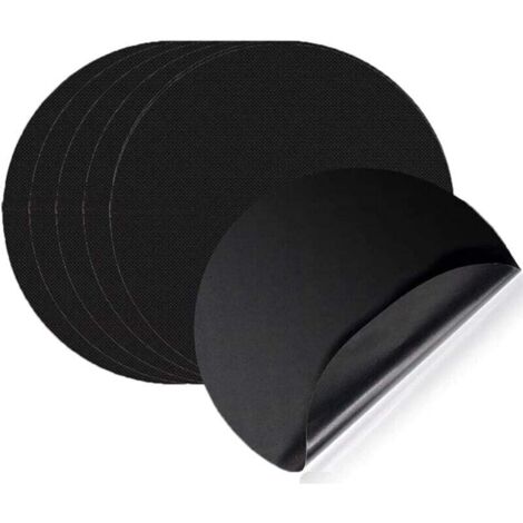 10 Pcs Poêle anti-adhésive Liner Tapis de cuisson cuisson Cuisine Non Stick Liner Téflon Tapis réutilisable durable résistant à la chaleur 24 cm de diamètre Tapis Outils De Cuisson À Haute Température