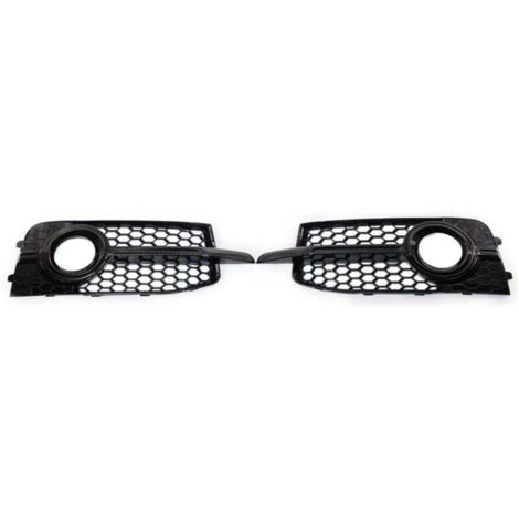 Antibrouillard Couverture pour Audi A1 S Line 8X 2011 2012 2013 2014,Grille de Phare antibrouillard de Pare-Chocs Avant Accessoires Auto,Une paire de