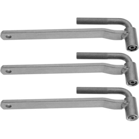 3pcs Outil de Réglage Soupape de Moteur 8mm 9mm 10mm Hexagone 3.1mm 3mm 3.5mm Trou Carré Moto Moteur Vis Clé Outil de Soupape Clé Douille Outil de Réparation