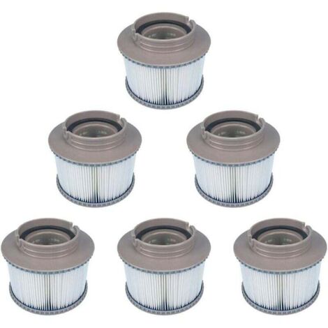Lot de 6 filtres de Remplacement pour Spa pour MSPA FD2089, Pompe à Cartouche filtrante pour MSPA Tous Les spas actuels (1/4)