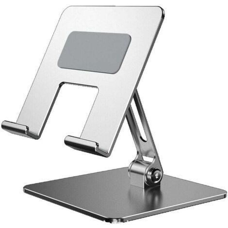 Support pour tablette, support de bureau pliable en métal pour téléphones portables, compatible avec iPad (1/4)