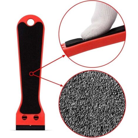 Lot De 2 Grattoirs Raclettes En Plastique Avec 100 Lames – Manche Long, Pratique