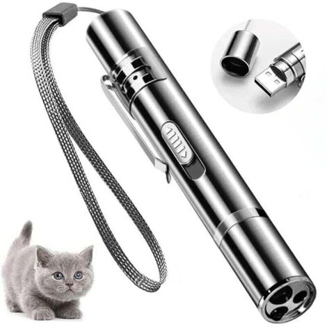 3pcs Jouets interactifs pour chats et chiens, jouet pour chat avec LED, jouets électriques intelligents pour les exercices de formation, rechargeable par USB (1/4)