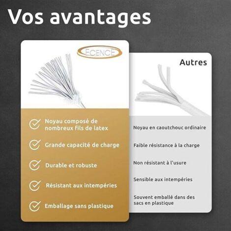 Tendeurs élastique avec crochets - Marque - Modèle - 100 cm - Réglable