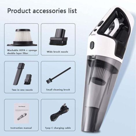 Schiuma Aspirateur À Main Mini Aspirateur De Voiture Portable Schiuma Aspirateur À Main Mini Aspirateur De Voiture Portable