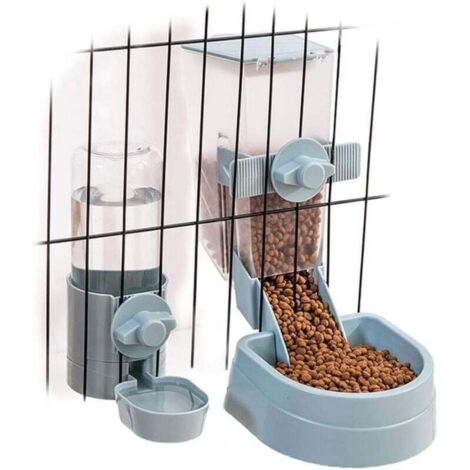 Ensemble de gamelles pour cage à lapins (eau et nourriture) - Petites gamelles pour lapins, furets, chats et oiseaux (1/4)