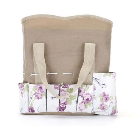 Sac à outils de jardinage, porte-outils pour la maison, pochette d'accessoires de quincaillerie polyvalente faite à la main (outil non inclus) (1/4)
