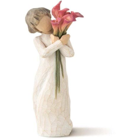 Imitation d'un couple, sculpture sur bois représentant un parent et son enfant, ornement intime, résine, décoration intérieure, couple fait main (1/4)