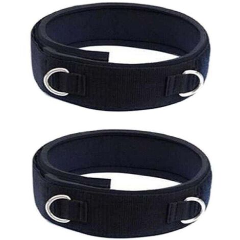 Sangles de cuisse de fitness en 2 pièces, rembourrées en néoprène, accessoire réglable pour l'entraînement musculaire, adaptées au taekwondo, au football, à la course à pied, pour hommes et femmes