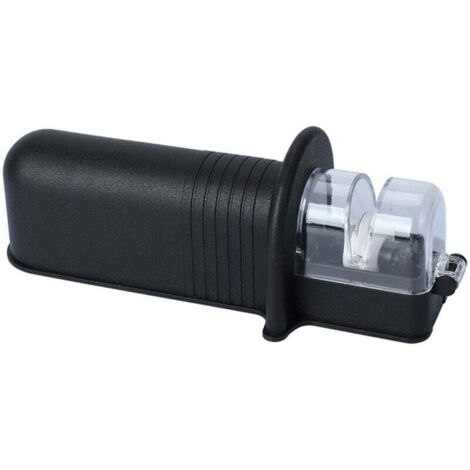 Aiguiseur de Couteaux avec Pierre à Aiguiser en Céramique, Essential, plastique, noir (1/4)