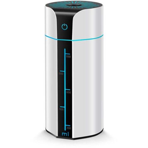 Humidificateur - Humidificateur à arrêt automatique, 8,9 x 9,94 x 20,5 cm. Humidification silencieuse et efficace. Vaporisateur pour chambre d'enfant, idéal pour une utilisation apaisante dans n'impor (1/4)