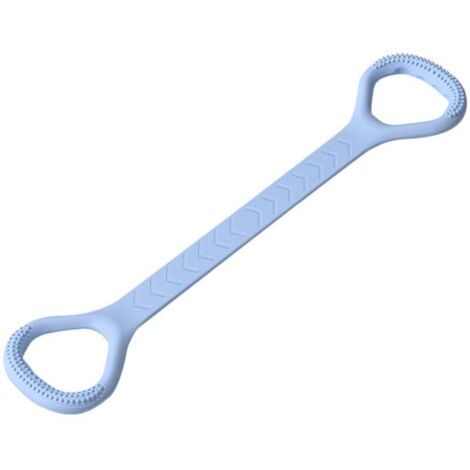 Bande élastique de résistance bleue pour le fitness féminin, correction des épaules et du cou, corde élastique, équipement multifonctionnel de yoga et de fitness à domicile pour l'amélioration de la p