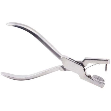 Poinçon pour bijoux en cuir, différentes tailles : 8 mm à 2 mm.