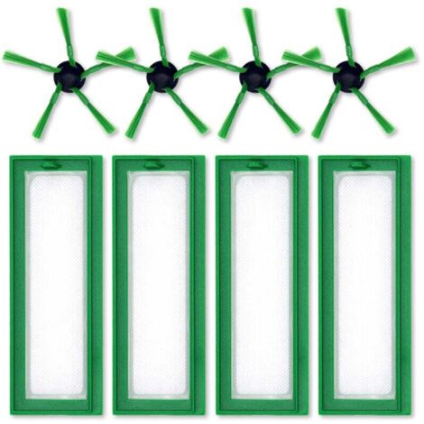 Compatible avec VR200 - Filtre vert à brosse verte - 8 jeux (1/4)
