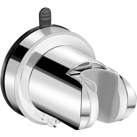 Support de pommeau de douche à ventouse en 2 parties, universel et réglable, à fixer au mur pour salle de bain