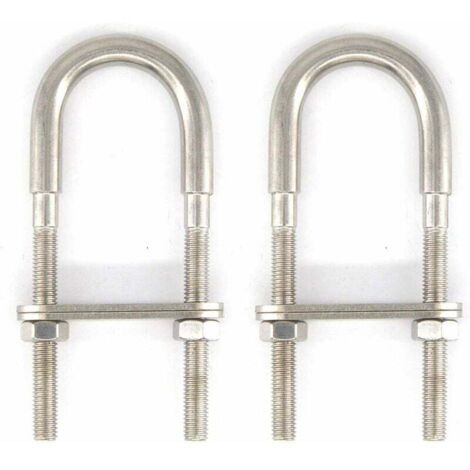 M6x90 Boulon en U en acier inoxydable 304 (2 pièces)