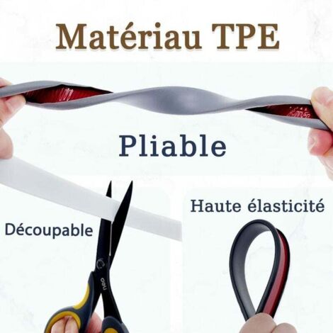 Bande de Chant Protection Bord de Table Bebe, Autocollante Bande Protection Meuble, Flexible Forme de U Protections Bords et Coin de d'angles, pour