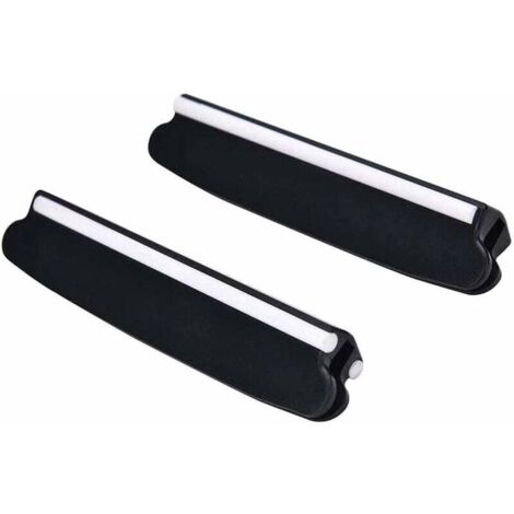Guide d'affûtage de couteau professionnel, guide d'angle d'affûtage de couteau aléatoire, guide d'affûtage pour pierre à aiguiser, noir (lot de 2)