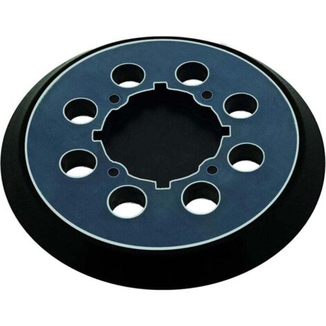 5 Pouces 8 Trous 4 Trous de Vis Disque de Ponçage Pad Support Ponceuse Crochet et Boucle Disque Auto-adhésif Noir Compatible avec Dewalt DWE6423 DWE6421 DCW210B