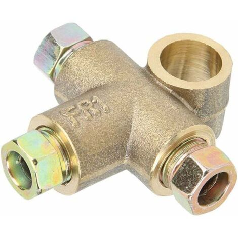 Connecteur De Tuyau De Liquide De Refroidissement En Forme De T ⌀ 18 Mm Raccord En T