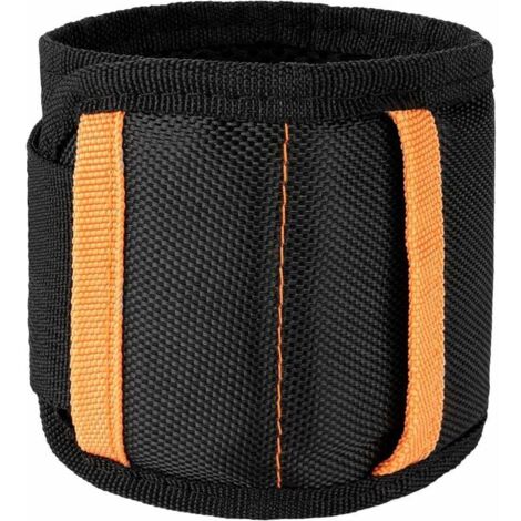 Bracelet Magnetique Homme Bricolage RéGlable avec 20 Aimants Super Puissants Bracelet pour Vis de Retenue, Ciseaux, Petit Porte-Outils, Petits Cadeaux pour Hommes, Papa, Mari