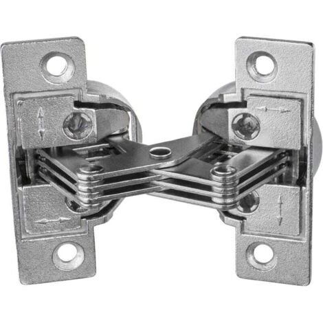 Charnière de Meubles à Vis - GS 45 Charnière pour 45° Onglet Angle D'Ouverture 135° Acier Nickelé 1 Pièce - Charnière de Raba (1/4)