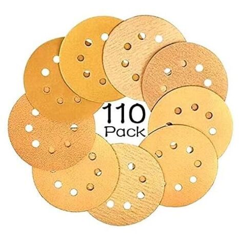 20 disques de ponçage 180mm / 7Inch / 8 trous papier de verre Set 2