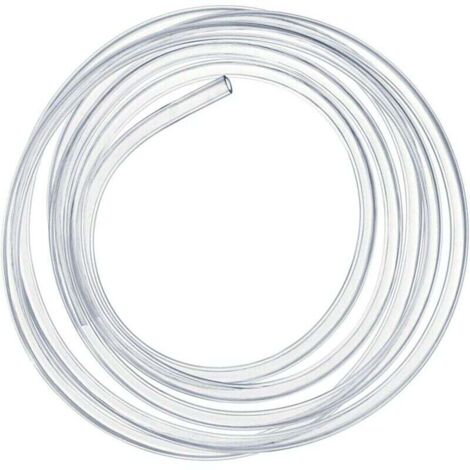 Tuyau PVC Souple Transparent 2 Mètres, 16 × 20mm Tube Flexible de Pression