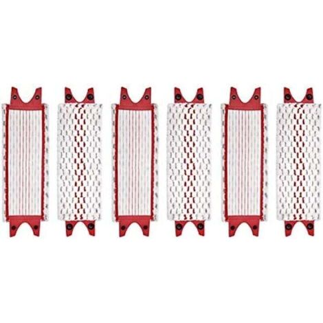 Lot de 6 serpillières de rechange en microfibre pour serpillère Vileda Ultramax