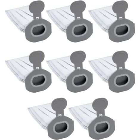 Lot de 8 sacs d'aspirateur FP7 pour Vorwerk, sacs d'aspirateur compatibles avec Vorwerk Kobold VK7 FP7, sac filtrant de qualité supérieure, sacs à poussière de rechange pour sacs d'aspirateur sans fil (1/4)