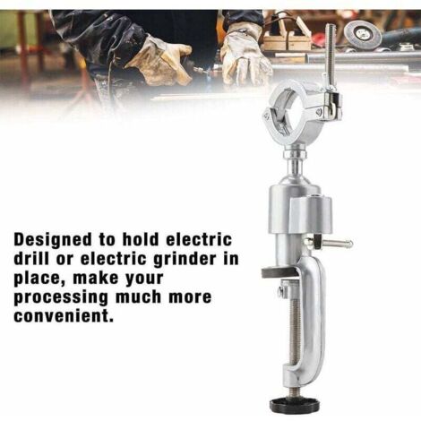 Support Perceuse Électrique Rotatif Universel Multifonctionnel - Fixation 360°