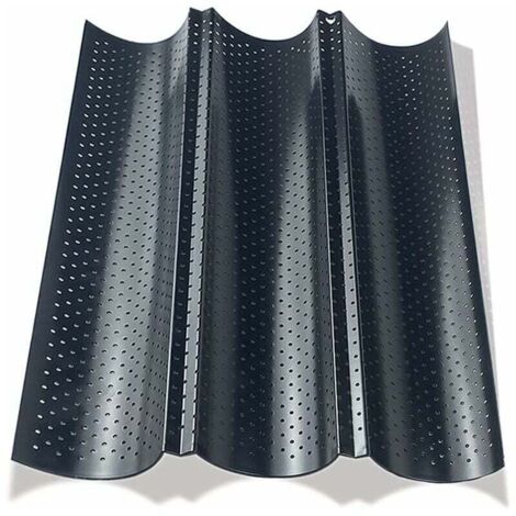 Moules À Pain, Moule Baguette, Moule A Baguette, Moule A Pain, Moule À Pain Français Pour 3 Baguettes Moulle À Baguette Moulle À Pain Perforé Pour La Cuisson Pain Français, Pain De Bâton Moul