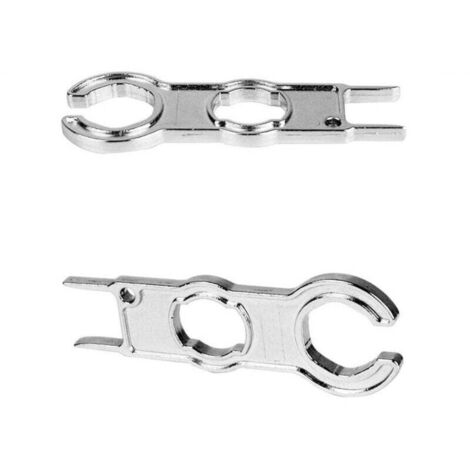 Jeu de 2 tendeurs de clé en aluminium pour fiche PV, outil de montage enfichable pour fiche pour câble de panneau solaire, fil de système PV et connecteurs (1/4)
