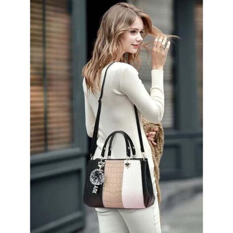 Sac à main femme cuir élégant avec pendentif luxe Sac à main femme cuir élégant avec pendentif luxe
