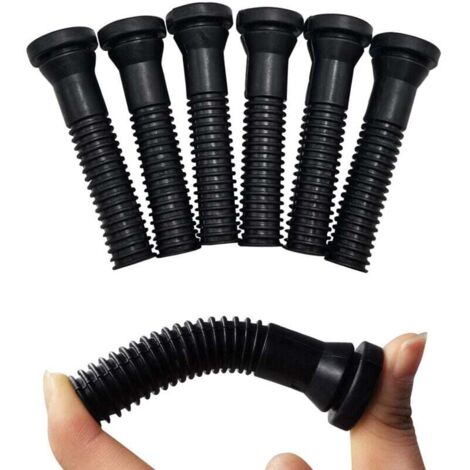 30 pcs poulet Plumeuse Volaille Doigt Plumeuse Volaille Plumer Les Doigts Bâton d'enlèvement De Plumes de Cheveux de Remplacement ( Noir )
