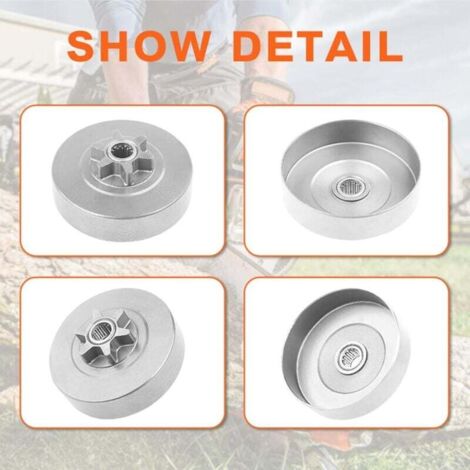 VOANZO 7 Denti Frizione Tamburo Pignone Cuscinetto Ad Aghi Motosega Parte Per Husqvarna 36 41 136 137 141 142 235 240