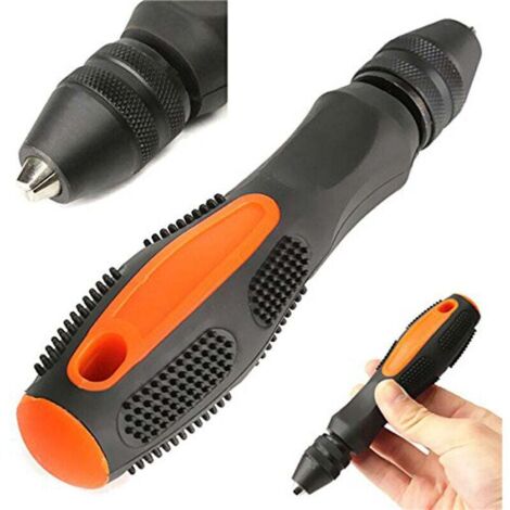 Mini Perceuse Manuelle De 0,5 À 8 mm avec Mandrin sans Clavette