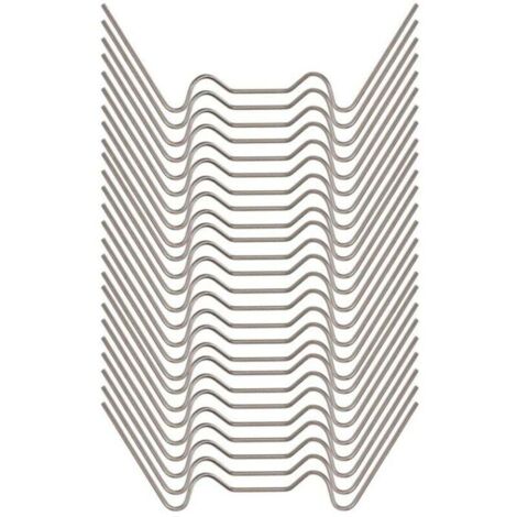 100 Pcs Clips de Vitrage pour Serre7.51.5cm Clip de Vitrage Type W Clips de Vitrage pour Serre de Jardin Clips pour Vitre de Serre Acier Inoxy pour Fixation de Verre de Serre Effet de Serre