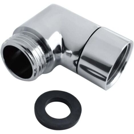 Pommeau Douche Adaptateur 90°,1 Pièces Cuivre Douchette Connecteur, G1/2 Pommes de Douche et Douches à Main Adaptateur, Utilisé pour Connecter Pommes de Douchette
